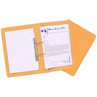 Guildhall Transfer Files, 315gsm, Foolscap, Orange, Pack of 50