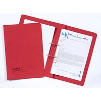 Guildhall Transfer Files, 315gsm, Foolscap, Red, Pack of 50