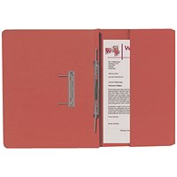 Guildhall Back Pocket Transfer Files, 315gsm, Foolscap, Orange, Pack of 25