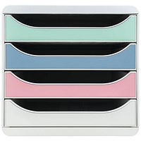 Exacompta Autentik Big Box Drawer Set Assorted