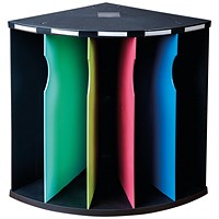 Exacompta Corner Ergo 5-Section Carbon Neutral File Sorter, Assorted
