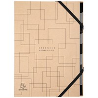 Exacompta Eterneco Multipart File Harmonika 9 Part Assorted