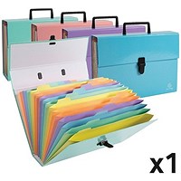 Exacompta Aquarel Expanding Multipart Case 18 Parts Assorted