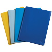 Exacompta Bee Blue Recycled A4 Display Book, 30 Pockets, Assorted, Pack of 12