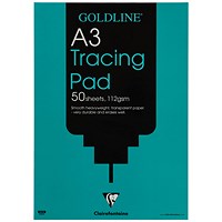 Goldline Tracing Pad, A3, 112gsm, 50 Sheets
