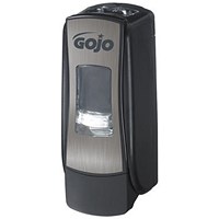 GoJo ADX-7 Dispenser, Chrome and Black, 700ml, Pack of 6