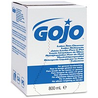 GoJo Lotion Soap Bag In Box, 800ml, Pack of 6