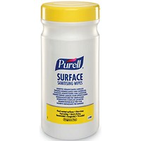 Purell Surface Sanitising Wipes, 200 Wipes Per Tub, Pack of 6