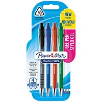 Paper Mate FlexGrip Gel Pens Assorted (Pack of 4)