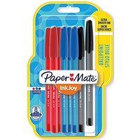 PaperMate InkJoy 100ST Ballpoint Stick Pens, Assorted, Pack of 8
