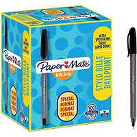 Paper Mate InkJoy 100 Ball Pen, Black, Pack of 80 plus 20 FREE