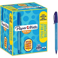 Paper Mate InkJoy 100 Ball Pen, Blue, Pack of 80 plus 20 FREE