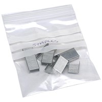 Write-On Minigrip Re-sealable Bag 89x114mm Clear (Pack of 1000) 11917 Write-On Minigrip Re-sealable Bag 89x114mm Clear (Pack of 1000) 11917