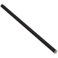 Edenware Paper Straw, 200mm x 6mm, Black, Pack of 5000 Edenware Paper Straw, 200mm x 6mm, Black, Pack of 5000