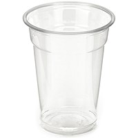 Go-rPET Recyclable PET Cup, 255ml, Clear, Pack of 1000