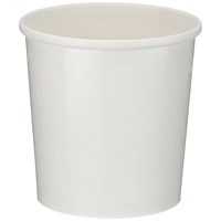 Go-Pak Heavy Duty PP Lined Soup Cup, 341ml, White, Pack of 500 Go-Pak Heavy Duty PP Lined Soup Cup, 341ml, White, Pack of 500