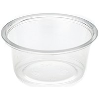 Go-Pak Portion Control Polypropylene Pot, 56ml, Clear, Pack of 2500 Go-Pak Portion Control Polypropylene Pot, 56ml, Clear, Pack of 2500