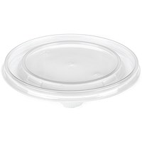 Go-Pak Round Polypropylene Lid, Assorted Sizes, Clear, Pack of 300 Go-Pak Round Polypropylene Lid, Assorted Sizes, Clear, Pack of 300