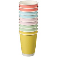 Go-Pak Confetti Double Wall Hot Cup 12oz Assorted Pack of 500