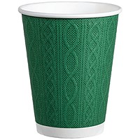 Go-Pak Embossed Xmas Jumper Cup 341ml Assorted Pack of 500 XD04084XM