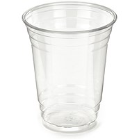 Go-rPET Recyclable PET Cup, 454ml, Clear, Pack of 1000