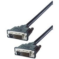 Connekt Gear DVI to DVI Cable, 2m Lead, Black
