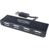 Vztec USB 2.0 Hub 4-Port PC Power ed 25-0054