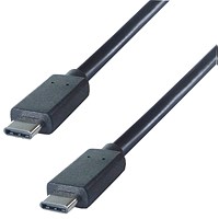 Connekt Gear USB C to USB C Cable, 2m Lead, Black