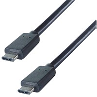 Connekt Gear USB C to USB C Cable, 2m Lead, Black Connekt Gear USB C to USB C Cable, 2m Lead, Black