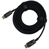 Connekt Gear HDMI V2.1 AOC 8K UHD HDMI to HDMI Connector Cable, 15m Lead, Black