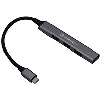 Connekt Gear 4 Port USB C Hub to 1 x USB 3.0 A and 3 x USB 2.0 A Metal Case 25-0065 Connekt Gear 4 Port USB C Hub to 1 x USB 3.0 A and 3 x USB 2.0 A Metal Case 25-0065