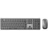 Connekt Gear KB235 Keyboard and 3 Button Optical Mouse, Wireless, Black