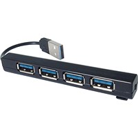 Connekt Gear USB V3 4 Port Cable Hub Bus Power ed