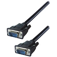 Connekt Gear VGA to VGA Cable, 2m Lead, Black