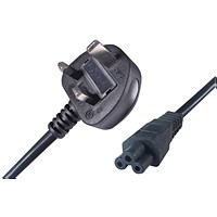 Connekt Gear IEC C5 UK Mains Power Plug 3m