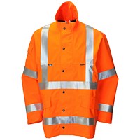 Gore-Tex Foul Weather Jacket, Orange, 3XL Gore-Tex Foul Weather Jacket, Orange, 3XL