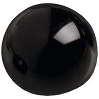 Maul Dome Magnet 30mm Black (Pack of 10)