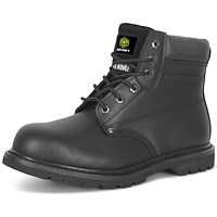 Beeswift Goodyear Welted 6 inch Boots, Black, 6.5
