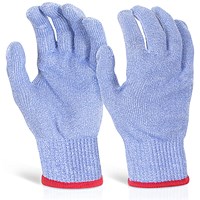 Gloveszilla Cut Resistant Food Safe Gloves, Blue, Medium
