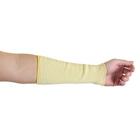 Glovezilla Para-Aramid Sleeve, 10”, Yellow, Pair