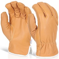 Glovezilla Thermal Arc Flash Drivers Gloves, Brown, Medium