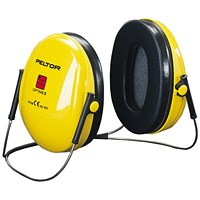 3M Peltor Optime I Neckband Ear Defenders, Yellow