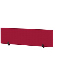 Air Desktop Screen, 1600 x 400mm, Bergamot Cherry