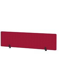 Air Desktop Screen, 1800 x 400mm, Bergamot Cherry