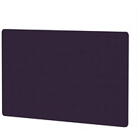 Air Back-to-Back Bench Desk Screen, 1400 x 800mm, Tansy Purple