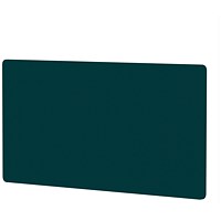 Air Back-to-Back Bench Desk Screen, 1600 x 800mm, Maringa Teal