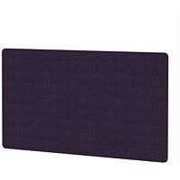 Air Back-to-Back Bench Desk Screen, 1600 x 800mm, Tansy Purple