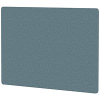 Air Back-to-Back Bench Desk Screen, 1200 x 800mm, Rivet Quench