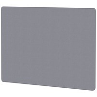 Air Back-to-Back Bench Desk Screen, 1200 x 800mm, Quest Shell