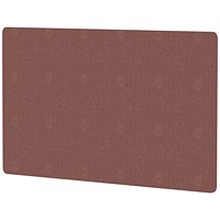 Air Back-to-Back Bench Desk Screen, 1400 x 800mm, Rivet Forge